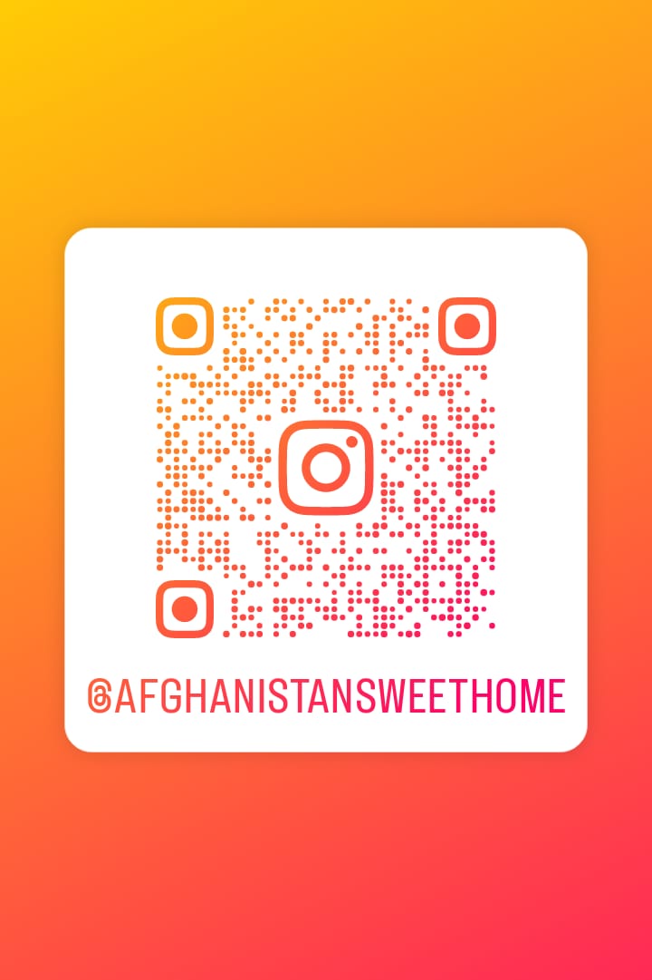 Instagram QR @afghanistansweethome